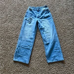 Women’s High Rise Baggy Deadstock Denim Jeans Size Large 8/10